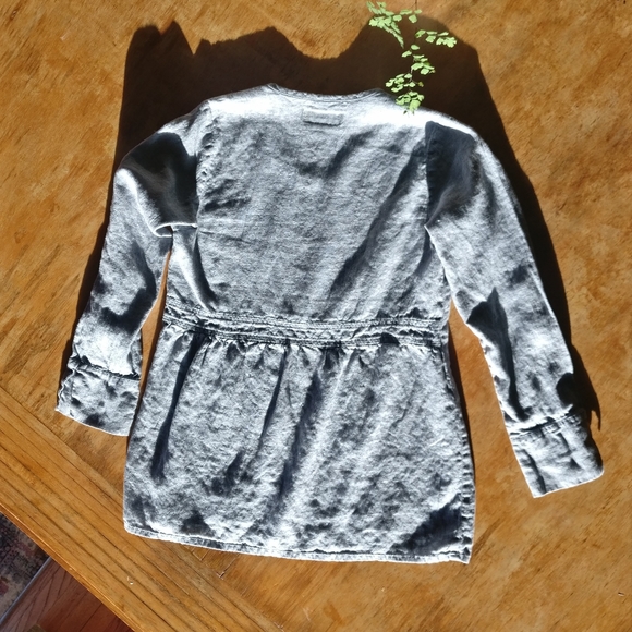 Flax Linen Top / bohemian / garden / natural - Picture 2 of 7